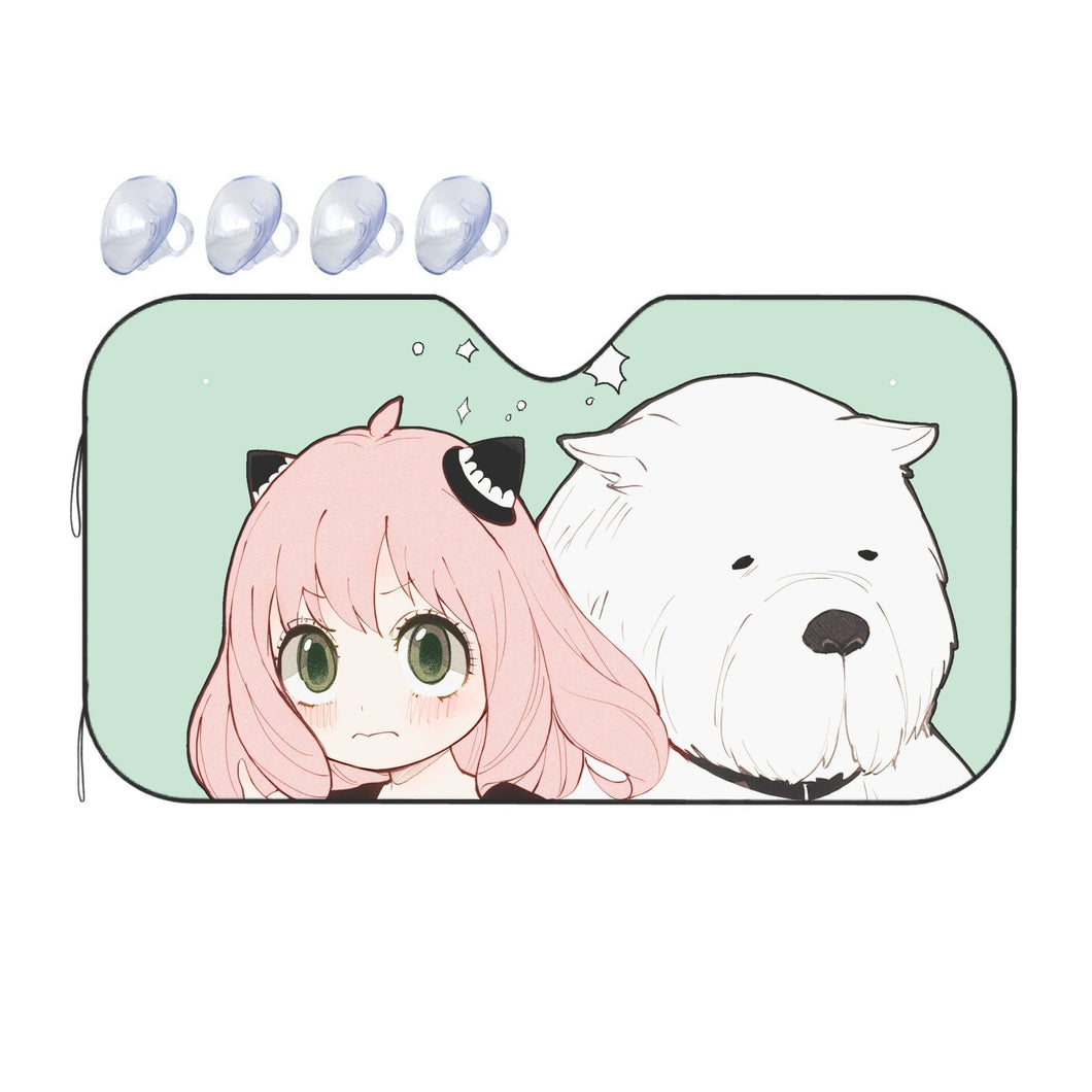 Anime Spy x Family Car Sunshade