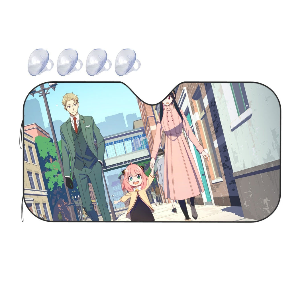 Anime Spy x Family Car Sunshade