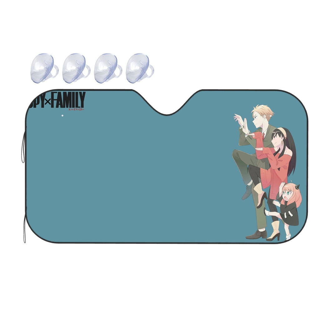 Anime Spy x Family Car Sunshade