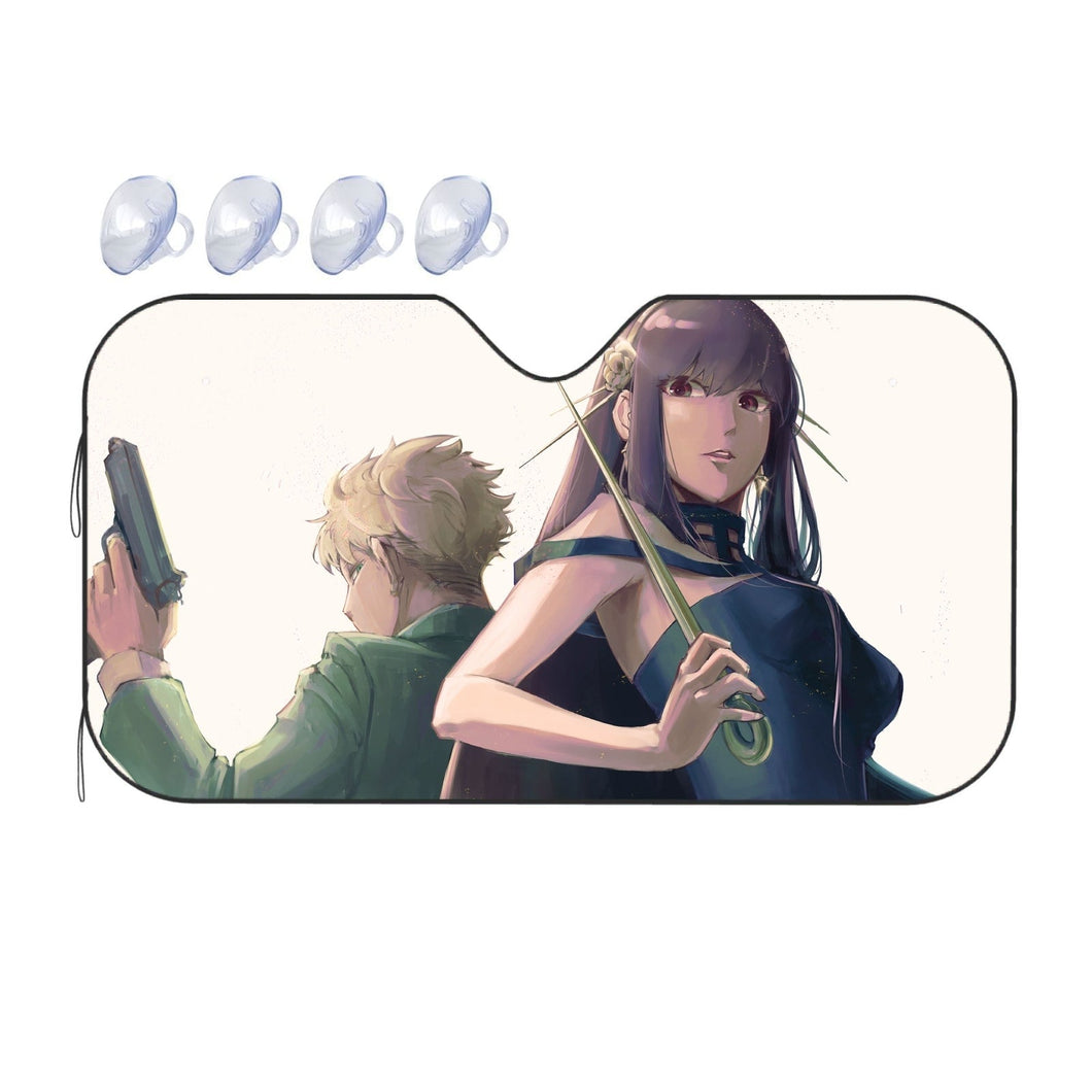Anime Spy x Family Car Sunshade