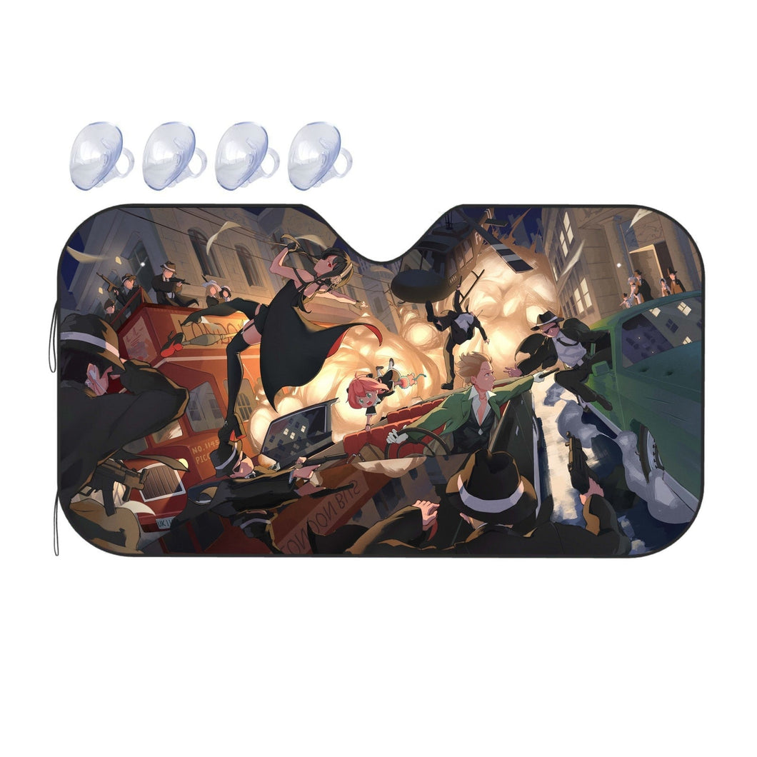 Anime Spy x Family  Car Sunshade