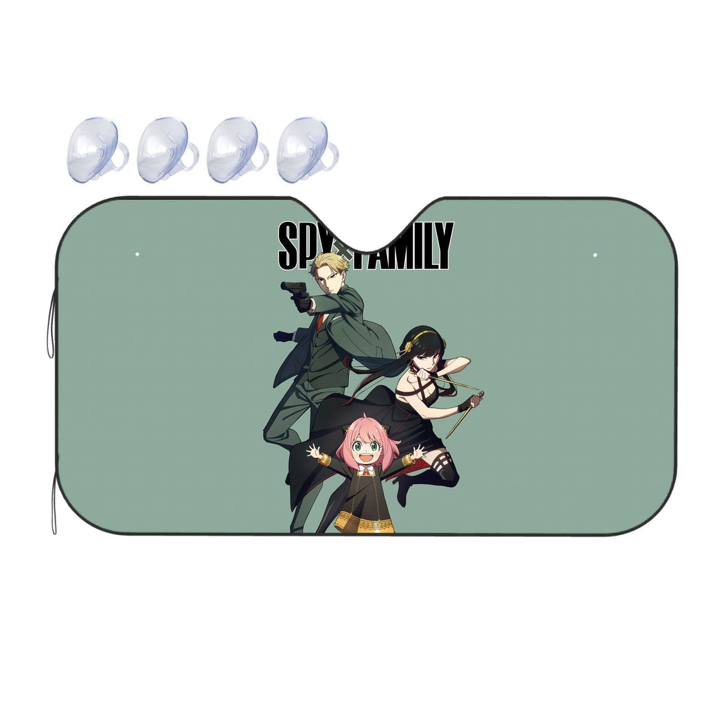 Anime Spy x Family Car Sunshade