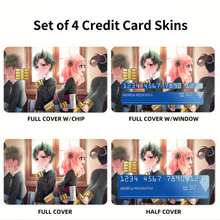 Load image into Gallery viewer, Anime Spy x Family  Credit Card Skins (4-in-1 Pack)
