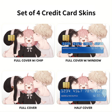 Load image into Gallery viewer, Anime Spy x Family  Credit Card Skins (4-in-1 Pack)
