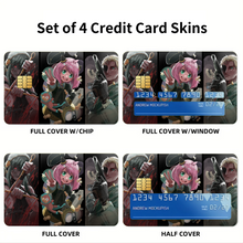 Load image into Gallery viewer, Anime Spy x Family  Credit Card Skins (4-in-1 Pack)
