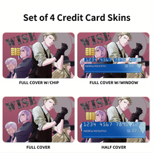 Load image into Gallery viewer, Anime Spy x Family Credit Card Skins (4-in-1 Pack)
