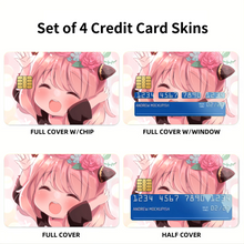 Load image into Gallery viewer, Anime Spy x Family Credit Card Skins (4-in-1 Pack)
