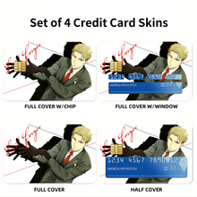 Load image into Gallery viewer, Anime Spy x Family Credit Card Skins (4-in-1 Pack)
