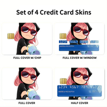 Load image into Gallery viewer, Anime Spy x Family Credit Card Skins (4-in-1 Pack)
