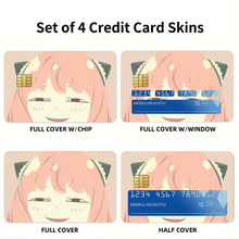 Load image into Gallery viewer, Anime Spy x Family Credit Card Skins (4-in-1 Pack)
