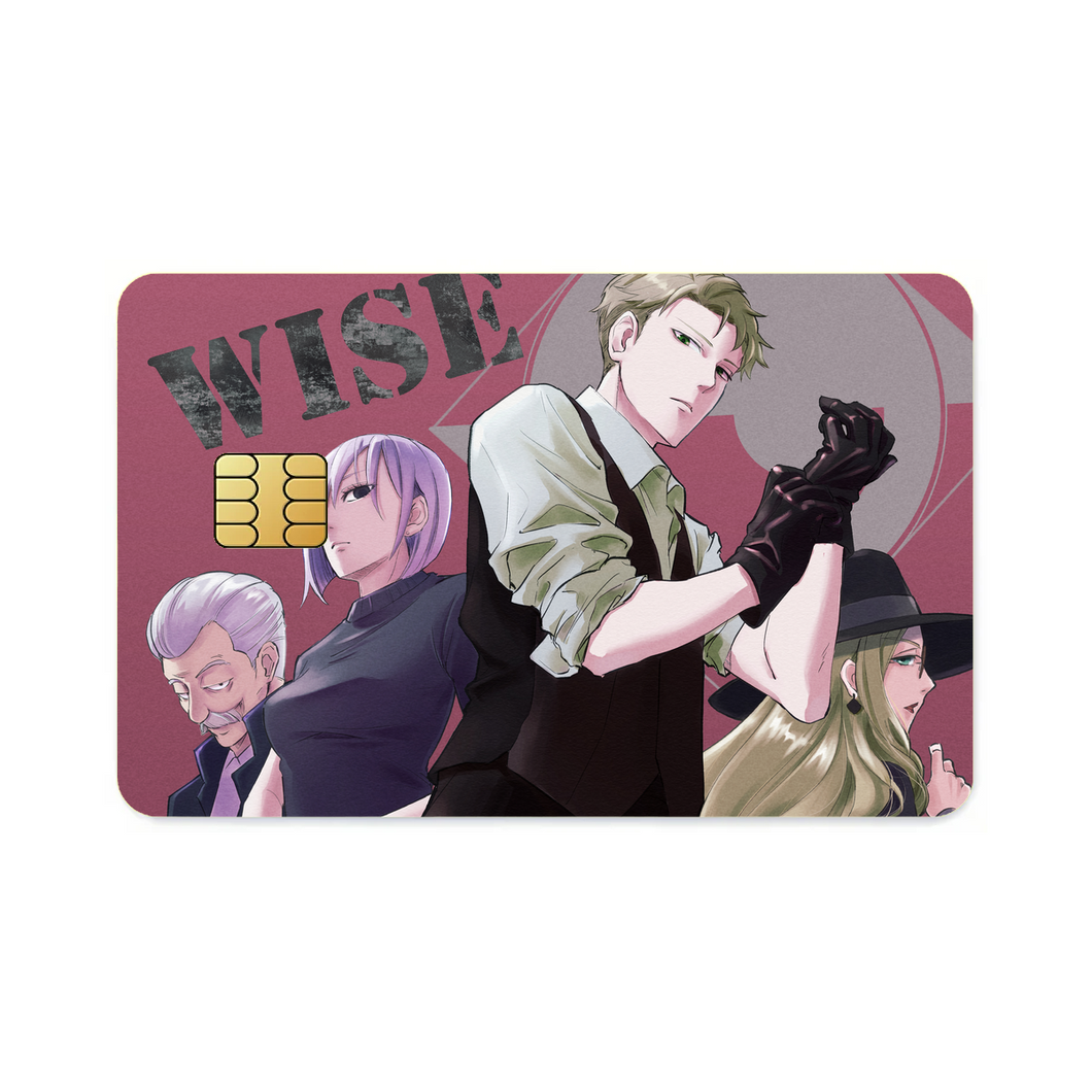 Anime Spy x Family Credit Card Skins (4-in-1 Pack)