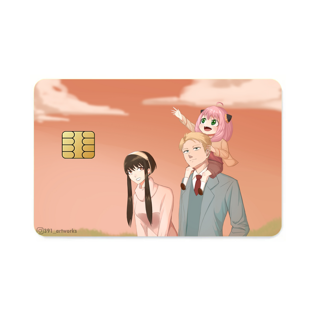 Anime Spy x Family Credit Card Skins (4-in-1 Pack)
