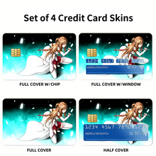 Load image into Gallery viewer, Anime Sword Art Online Credit Card Skins (4-in-1 Pack)
