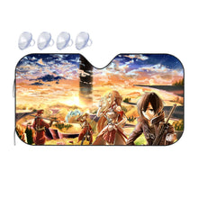 Load image into Gallery viewer, Anime Sword Art Onliner Car Sunshade
