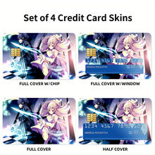 Load image into Gallery viewer, Anime Sword Art Onliner Credit Card Skins (4-in-1 Pack)
