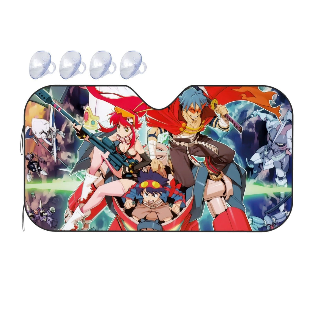 Anime Tengen Toppa Gurren Lagann Car Sunshade