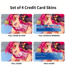 Load image into Gallery viewer, Anime Tengen Toppa Gurren Lagann Credit Card Skins (4-in-1 Pack)
