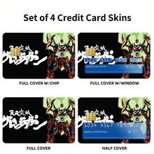 Load image into Gallery viewer, Anime Tengen Toppa Gurren Lagann Credit Card Skins (4-in-1 Pack)
