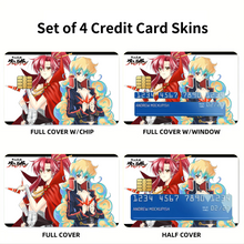Load image into Gallery viewer, Anime Tengen Toppa Gurren Lagann Credit Card Skins (4-in-1 Pack)
