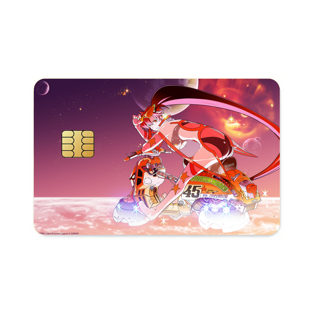 Anime Tengen Toppa Gurren Lagann Credit Card Skins (4-in-1 Pack)