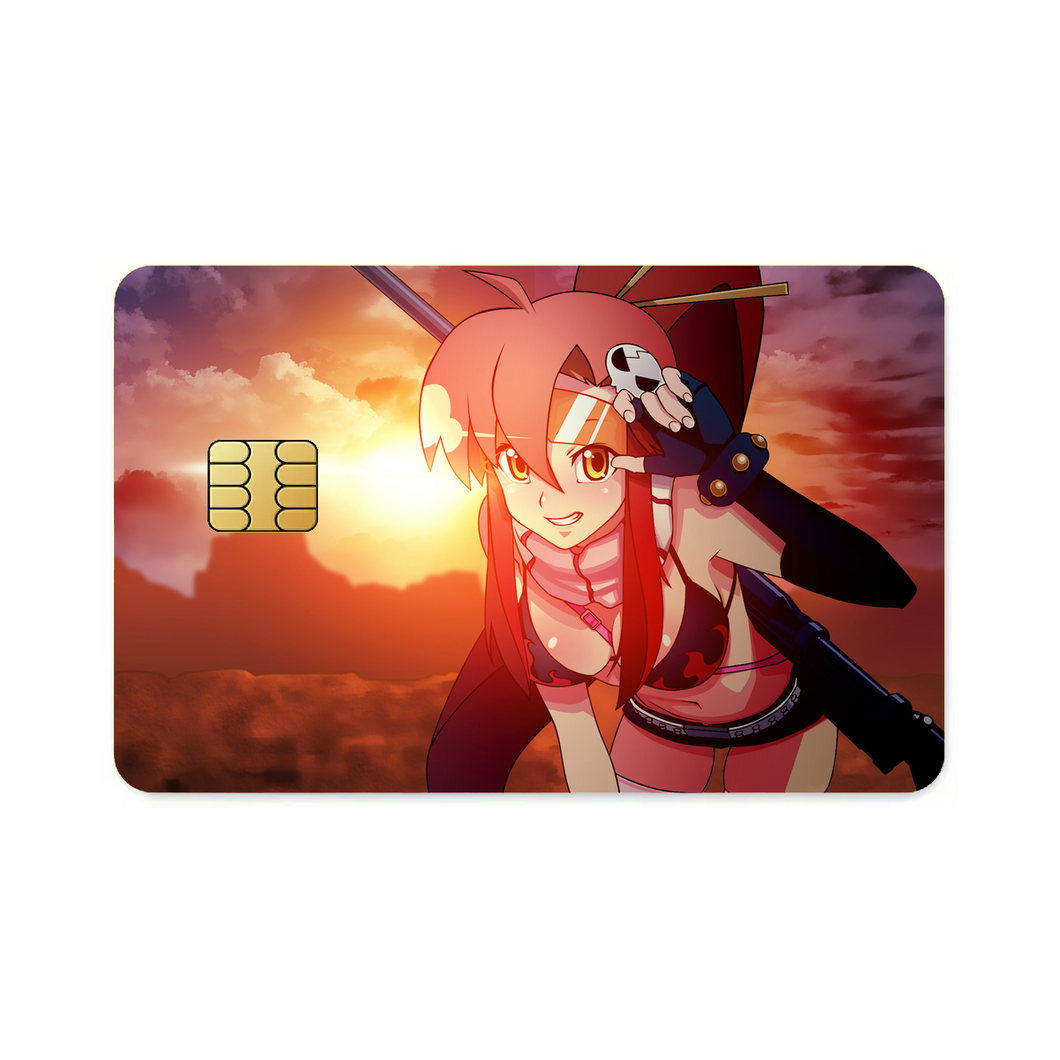 Anime Tengen Toppa Gurren Lagann Credit Card Skins (4-in-1 Pack)