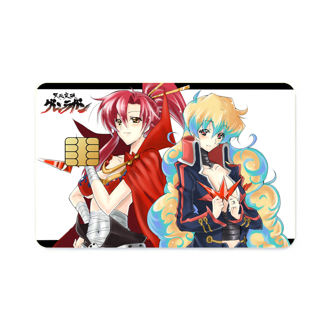 Anime Tengen Toppa Gurren Lagann Credit Card Skins (4-in-1 Pack)
