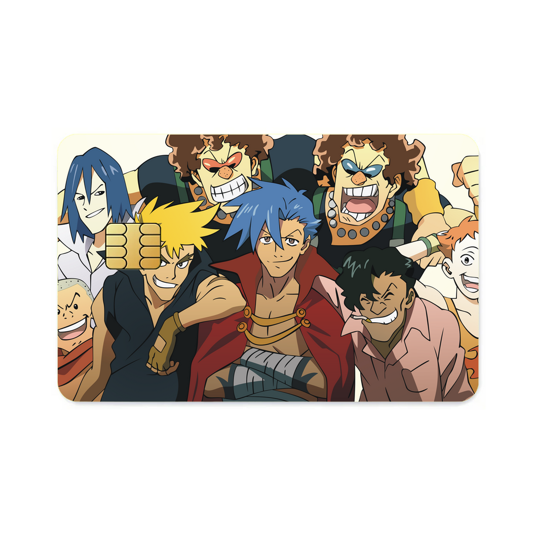 Anime Tengen Toppa Gurren Lagann Credit Card Skins (4-in-1 Pack)