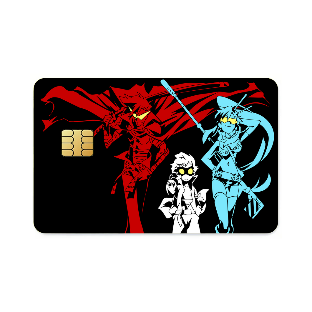 Anime Tengen Toppa Gurren Lagann Credit Card Skins (4-in-1 Pack)