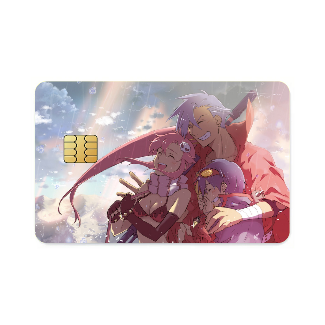 Anime Tengen Toppa Gurren Lagann Credit Card Skins (4-in-1 Pack)