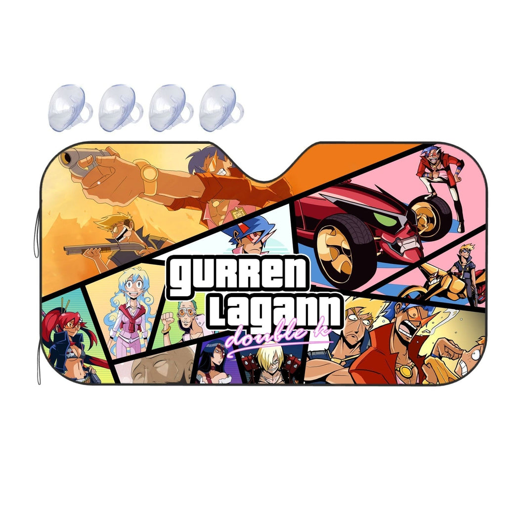 Anime Tengen Toppa Gurren Lagannr Car Sunshade