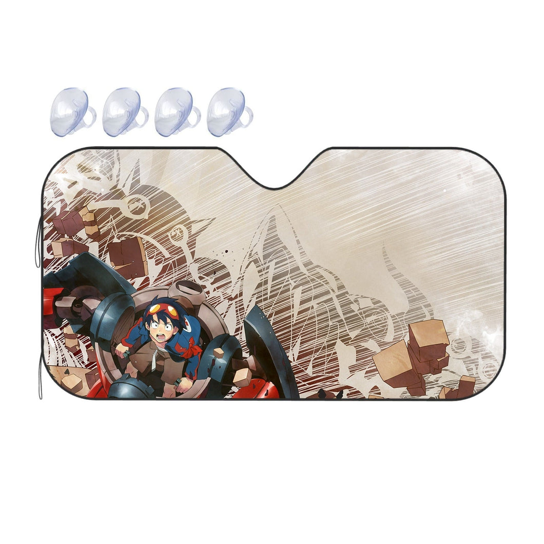 Anime Tengen Toppa Gurren Lagannr Car Sunshade