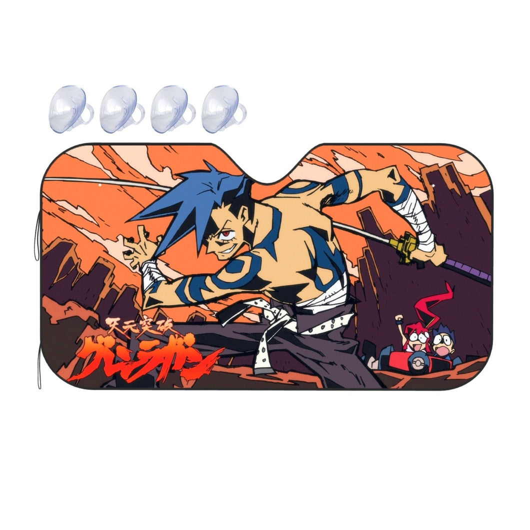 Anime Tengen Toppa Gurren Lagannr Car Sunshade