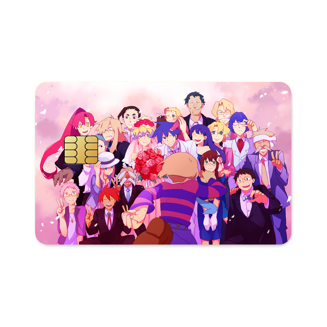 Anime Tengen Toppa Gurren Lagannr Credit Card Skins (4-in-1 Pack)