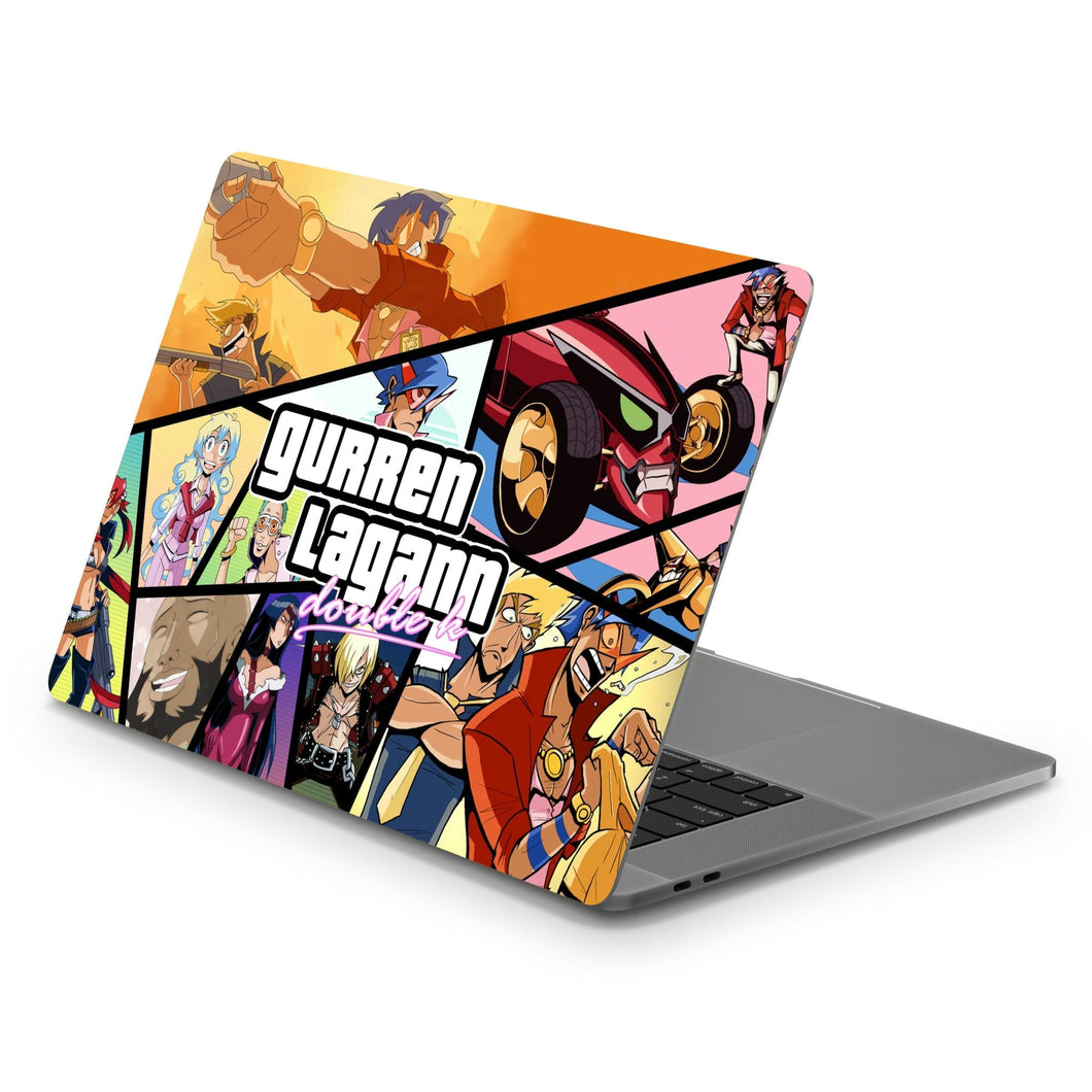 Anime Tengen Toppa Gurren Lagannr Macbook Skin