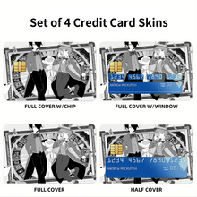 Load image into Gallery viewer, Anime The Promised Neverland Credit Card Skins (4-in-1 Pack)
