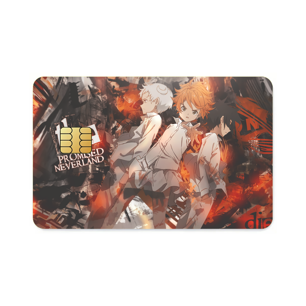 Anime The Promised Neverland  Credit Card Skins (4-in-1 Pack)