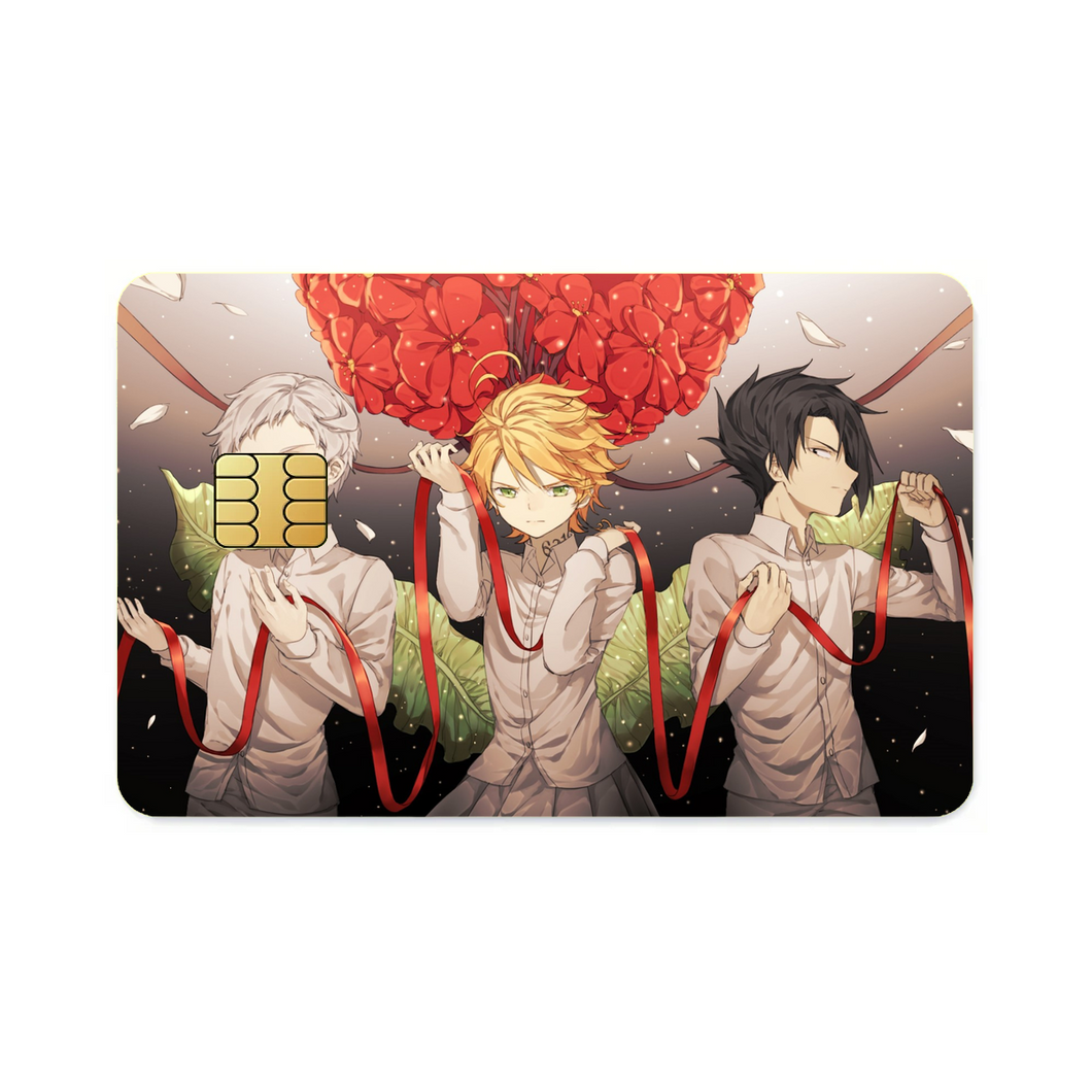 Anime The Promised Neverland  Credit Card Skins (4-in-1 Pack)