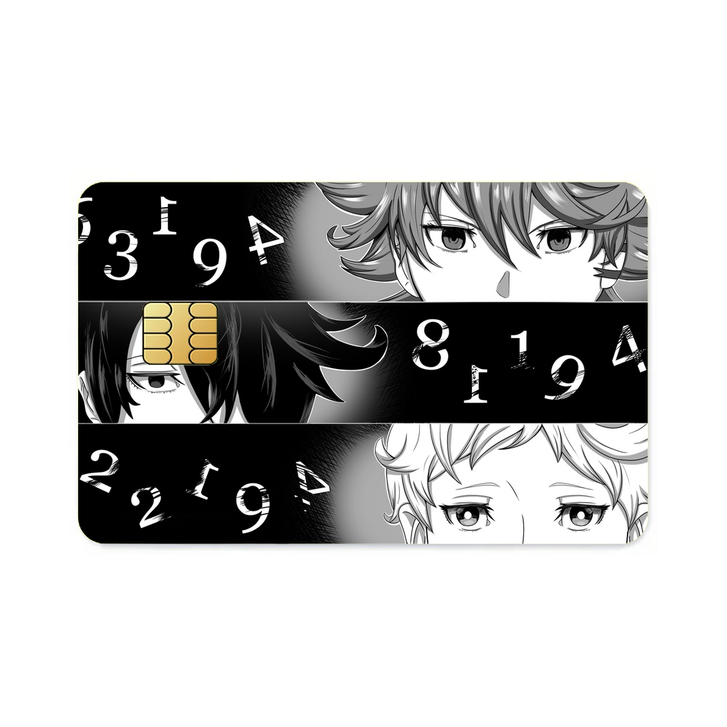 Anime The Promised Neverland  Credit Card Skins (4-in-1 Pack)