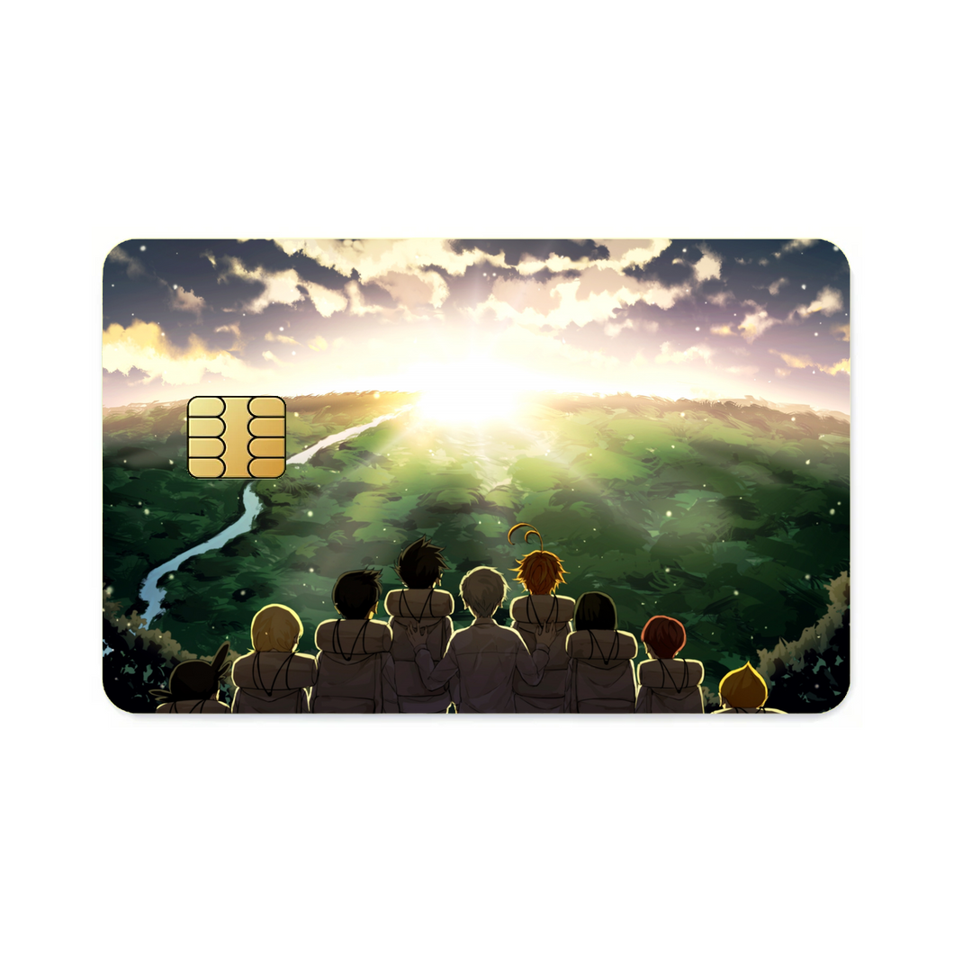 Anime The Promised Neverland  Credit Card Skins (4-in-1 Pack)