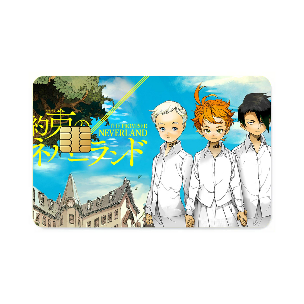 Anime The Promised Neverland Credit Card Skins (4-in-1 Pack)