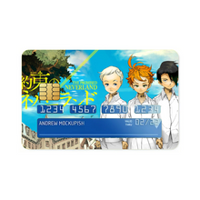 Load image into Gallery viewer, Anime The Promised Neverland Credit Card Skins (4-in-1 Pack)
