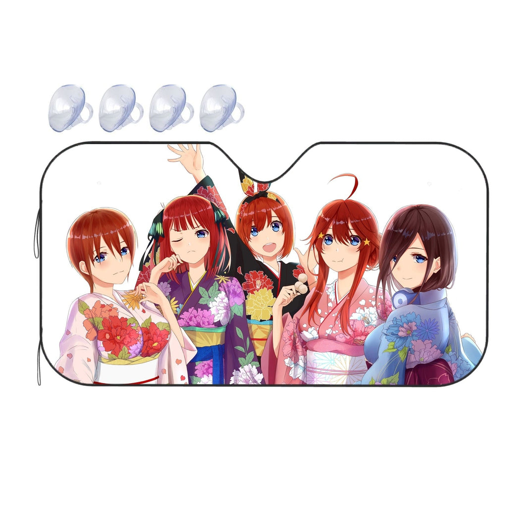 Anime The Quintessential Quintuplets Car Sunshade