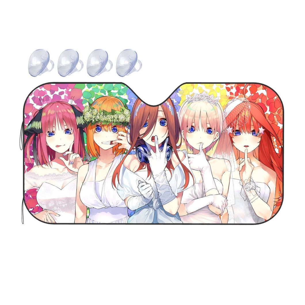 Anime The Quintessential Quintuplets Car Sunshade