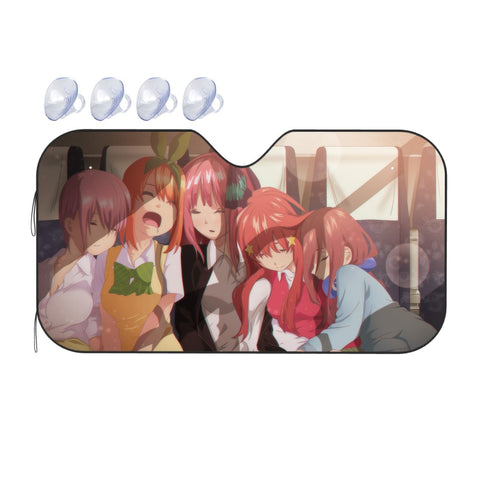 The Quintessential Quintuplets Car Sunshades