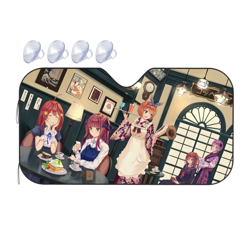 Anime The Quintessential Quintuplets Car Sunshade