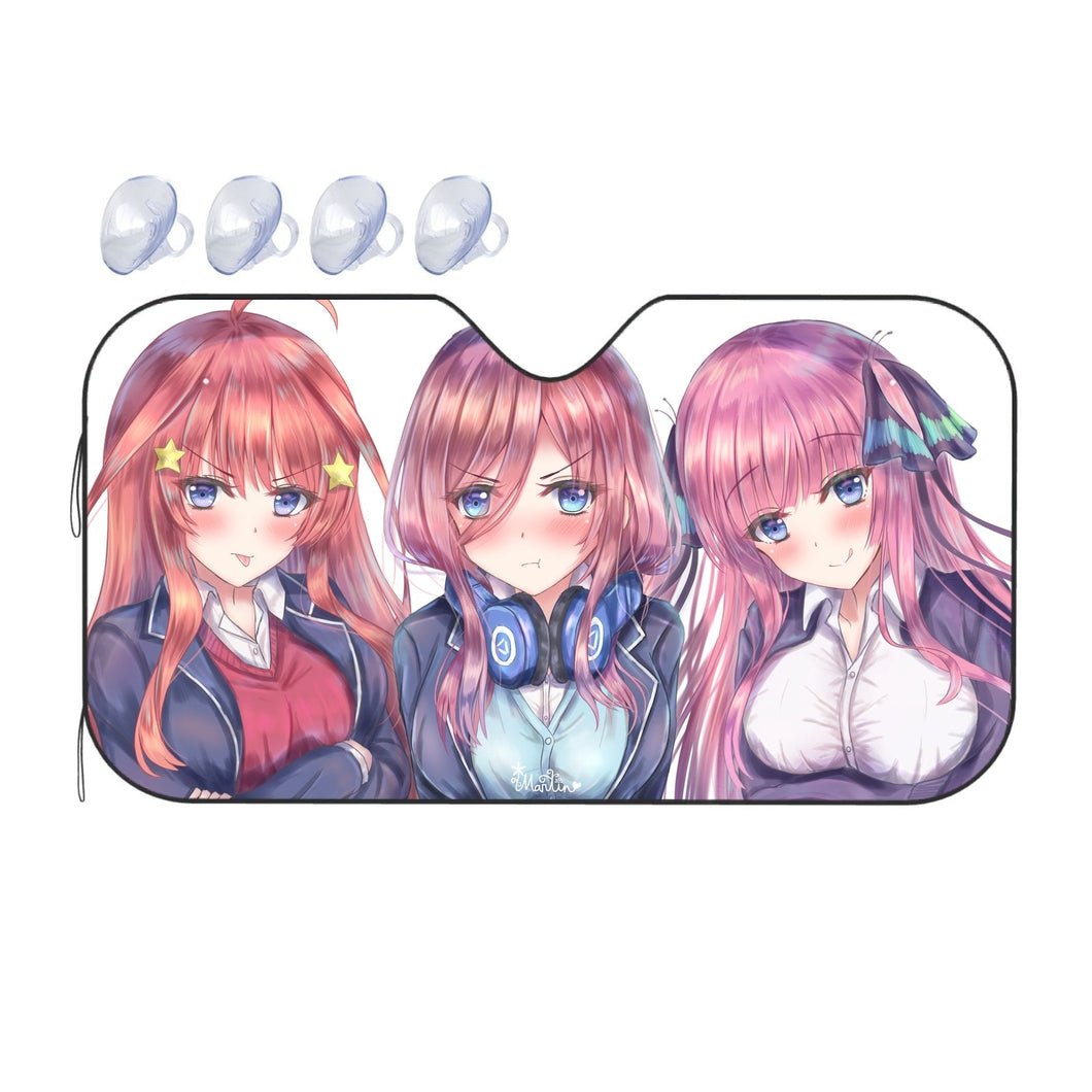 Anime The Quintessential Quintuplets  Car Sunshade