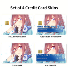 Load image into Gallery viewer, Anime The Quintessential Quintuplets  Credit Card Skins (4-in-1 Pack)
