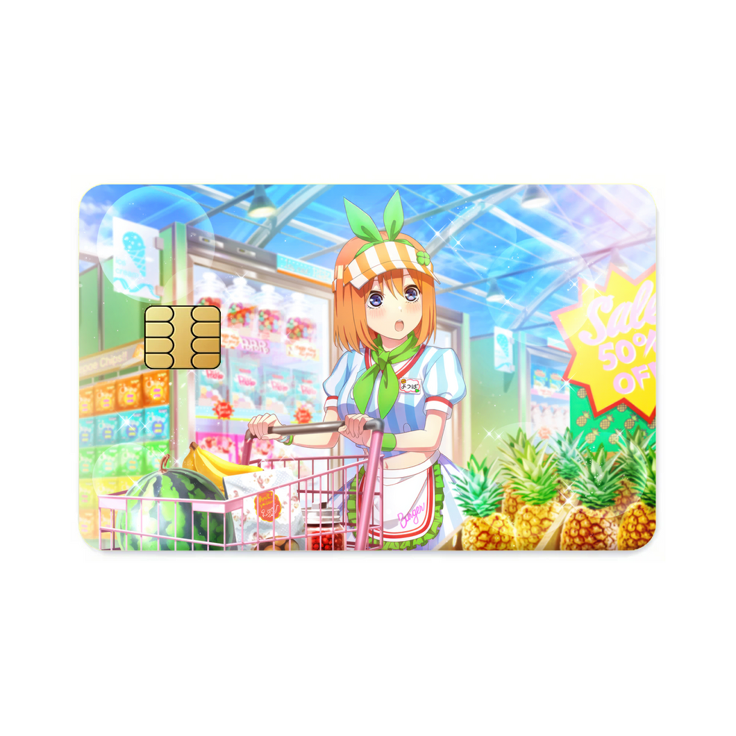 Anime The Quintessential Quintuplets Credit Card Skins (4-in-1 Pack)