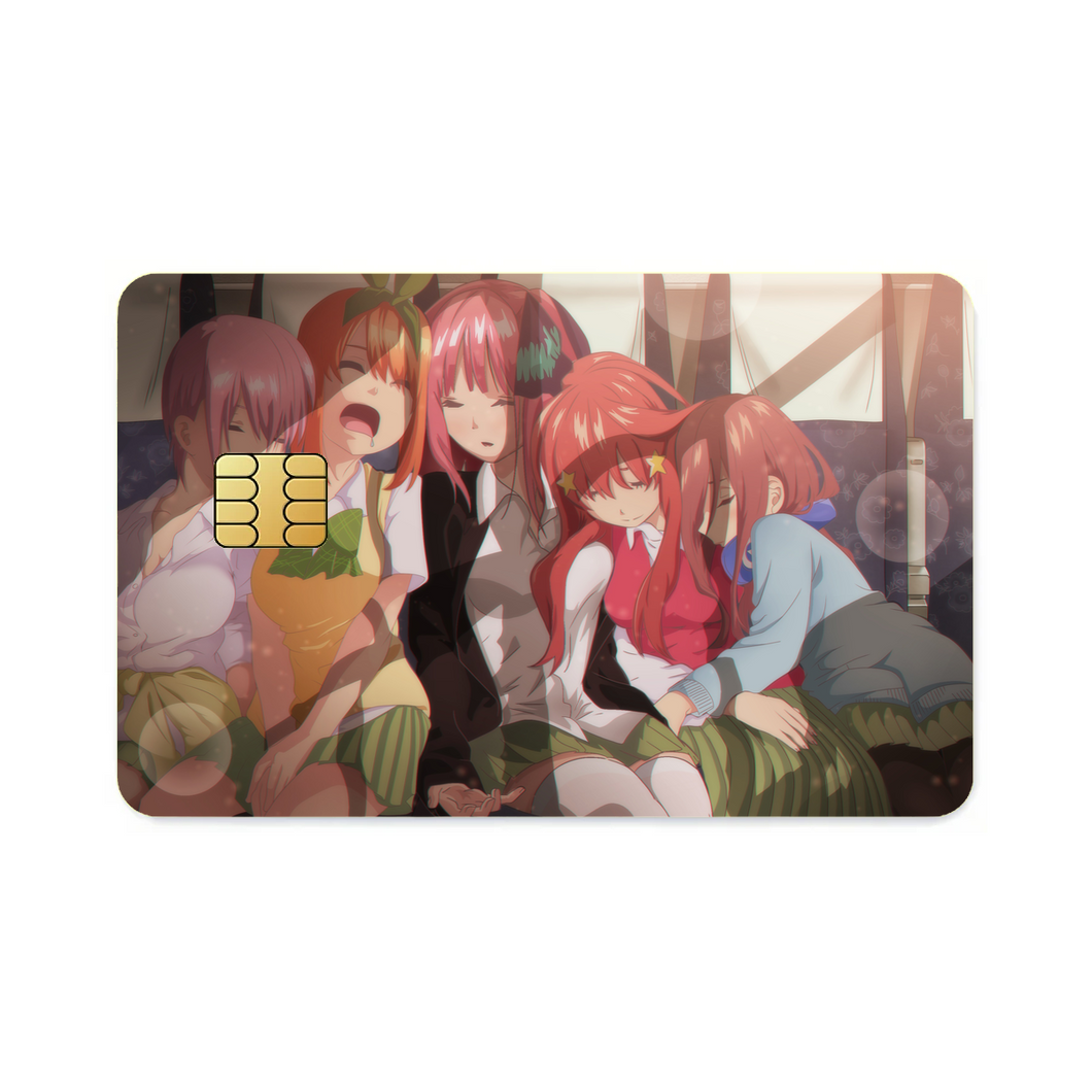 Anime The Quintessential Quintuplets  Credit Card Skins (4-in-1 Pack)