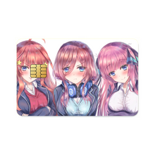 Load image into Gallery viewer, Anime The Quintessential Quintuplets  Credit Card Skins (4-in-1 Pack)
